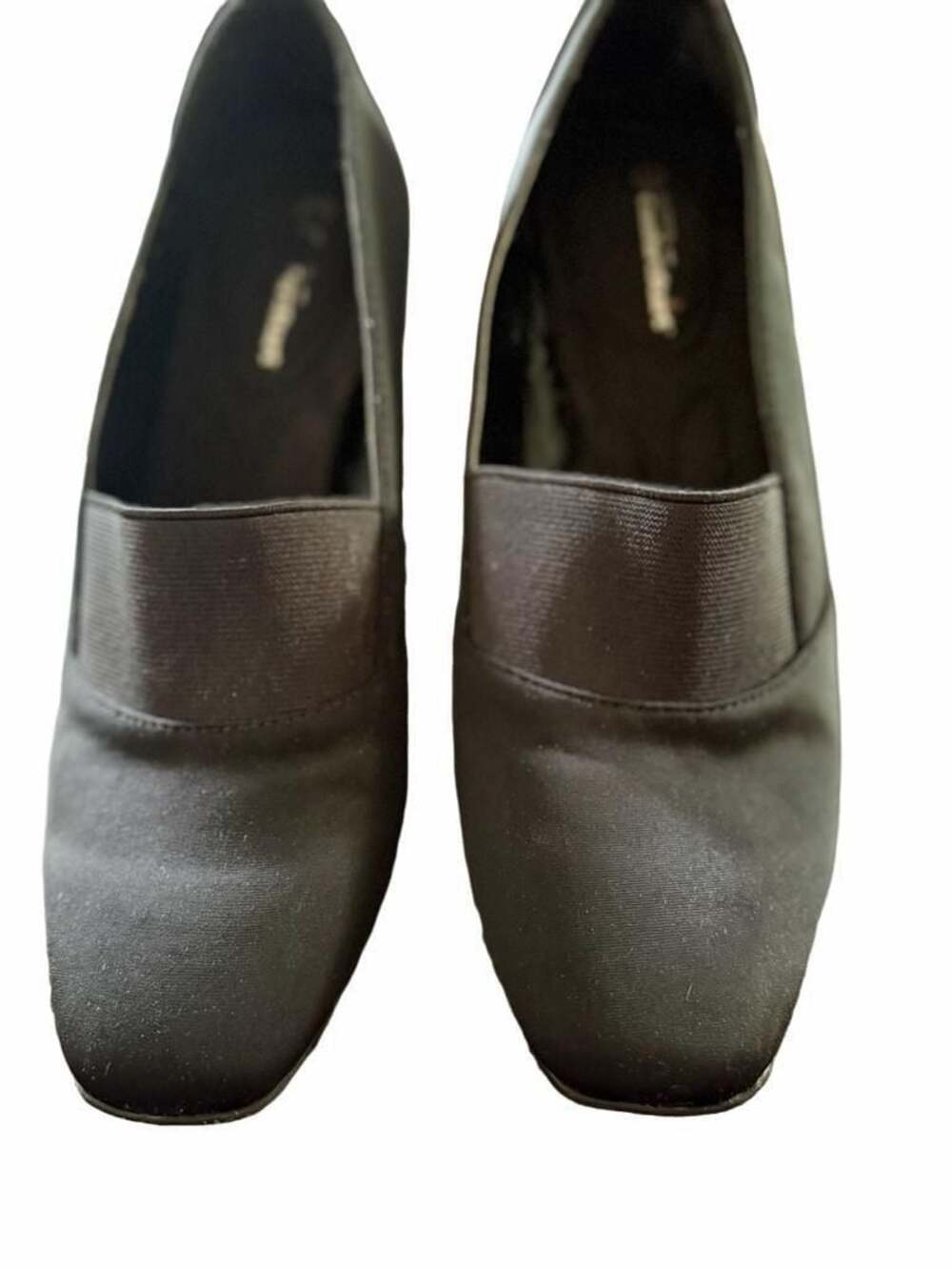 George Comfort Start Black Wedge Pumps Size 10